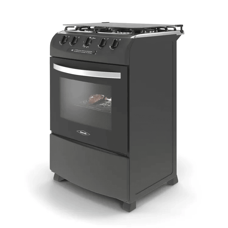 Estufa de Piso Haceb 4 Puestos Con Horno Gas Natural 60-VF Negro img #3