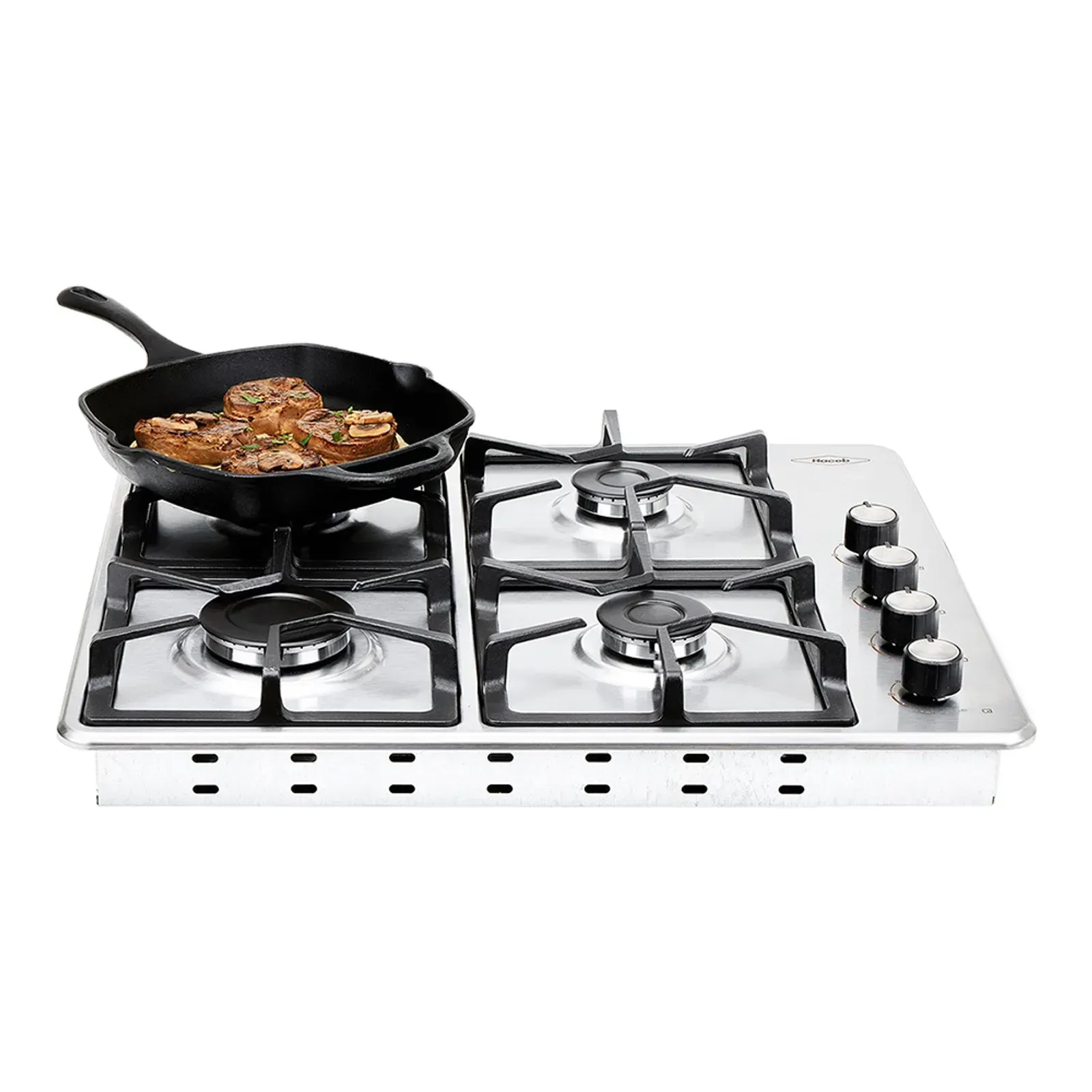 Estufa de Empotrar Haceb 4 Puestos 60 cm Gas Propano TA 60-51 Inox img #4