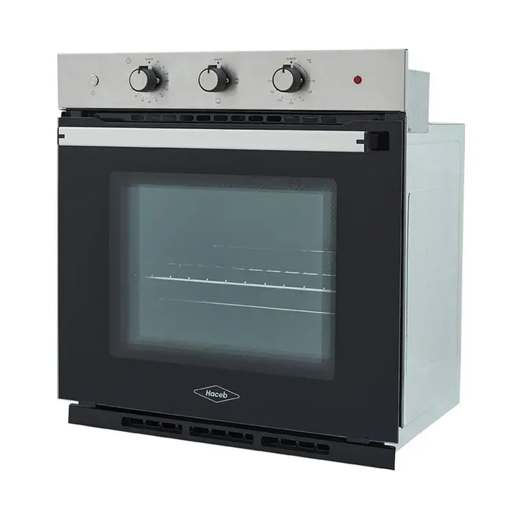 Horno de Empotrar Haceb Eléctrico 60 cm Vidrio Negro TOFU 220V Inox img #3