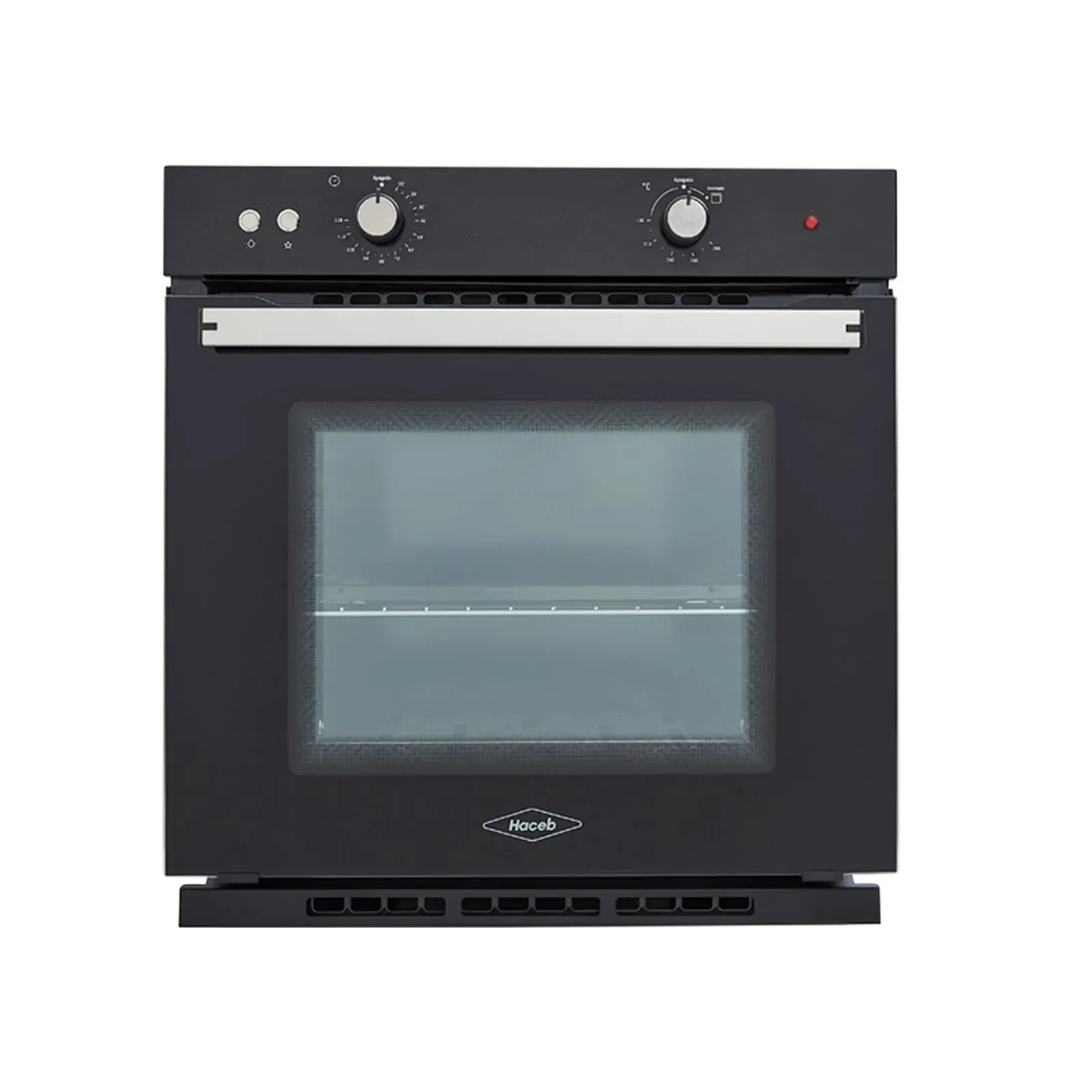 Horno de Empotrar Haceb Mixto 60 cm Gas Propano 120V Tofu Negro img #1