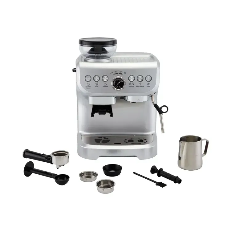 Cafetera Expreso Haceb Con Molino Integrado Inox img #7