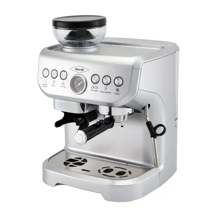 Cafetera Expreso Haceb Con Molino Integrado Inox img #9