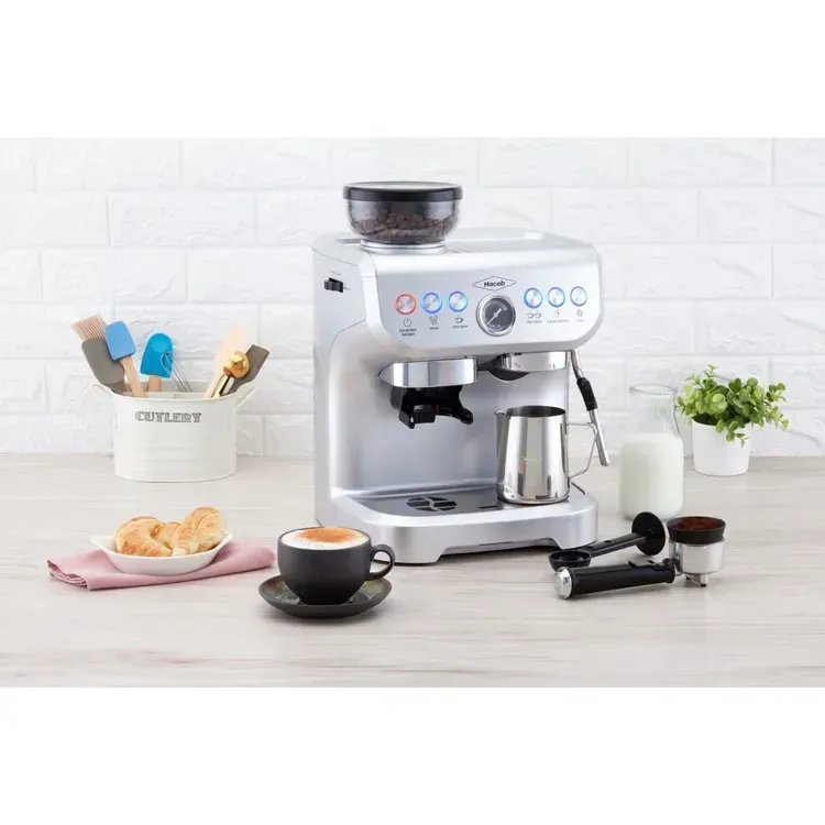 Cafetera Expreso Haceb Con Molino Integrado Inox img #10