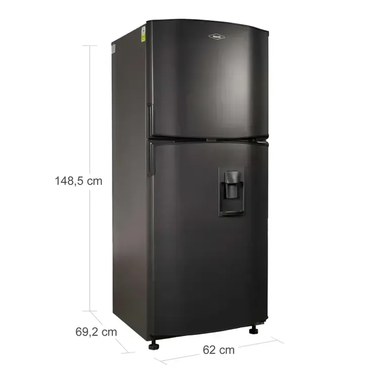 Nevera Haceb No Frost Congelador Superior 243 Litros N243 Gris Plomo img #4