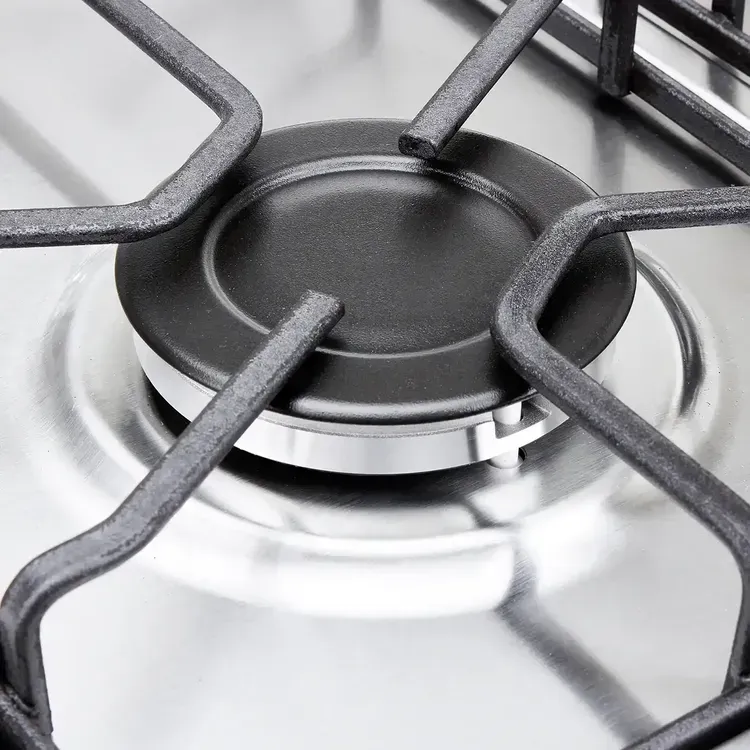 Estufa de Empotrar Haceb 4 Puestos 60 cm Gas Natural Platina TO 60-51 Inox img #6