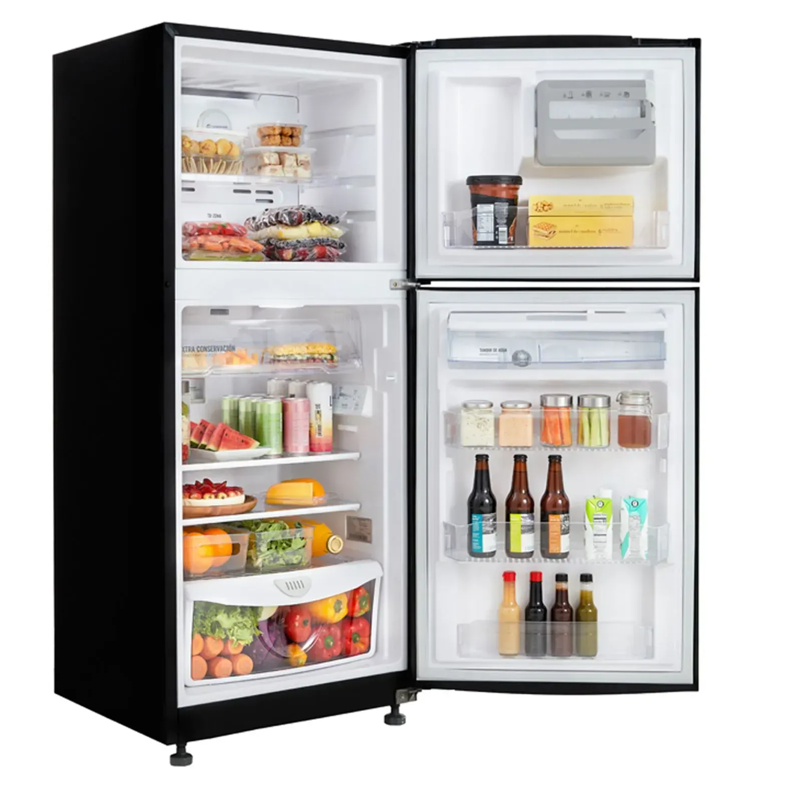 Nevera Haceb No Frost 243 Litros Manija Integrada N243 Negro Esmeralda img #3