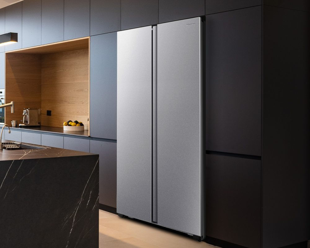 Nevecón Hisense Side by Side No Frost 428 Litros BCD-428 Gris img #5