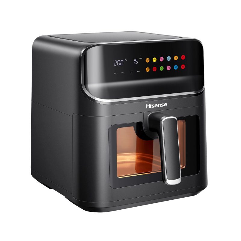 Freidora de Aire Hisense 6.7 Litros 1350W H06AFBS2S3 Negra img #3