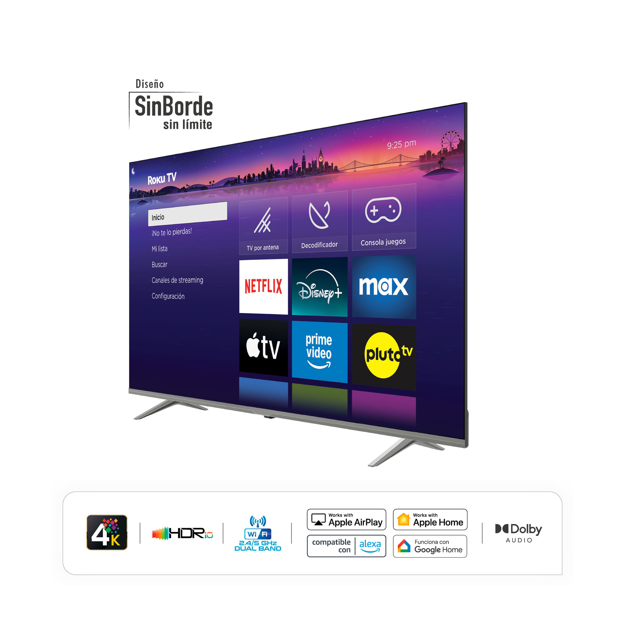 Televisor Hyundai 58" Pulgadas 147,3 cm HYLED5811R4KM 4K-UHD LED Smart TV Roku img #2
