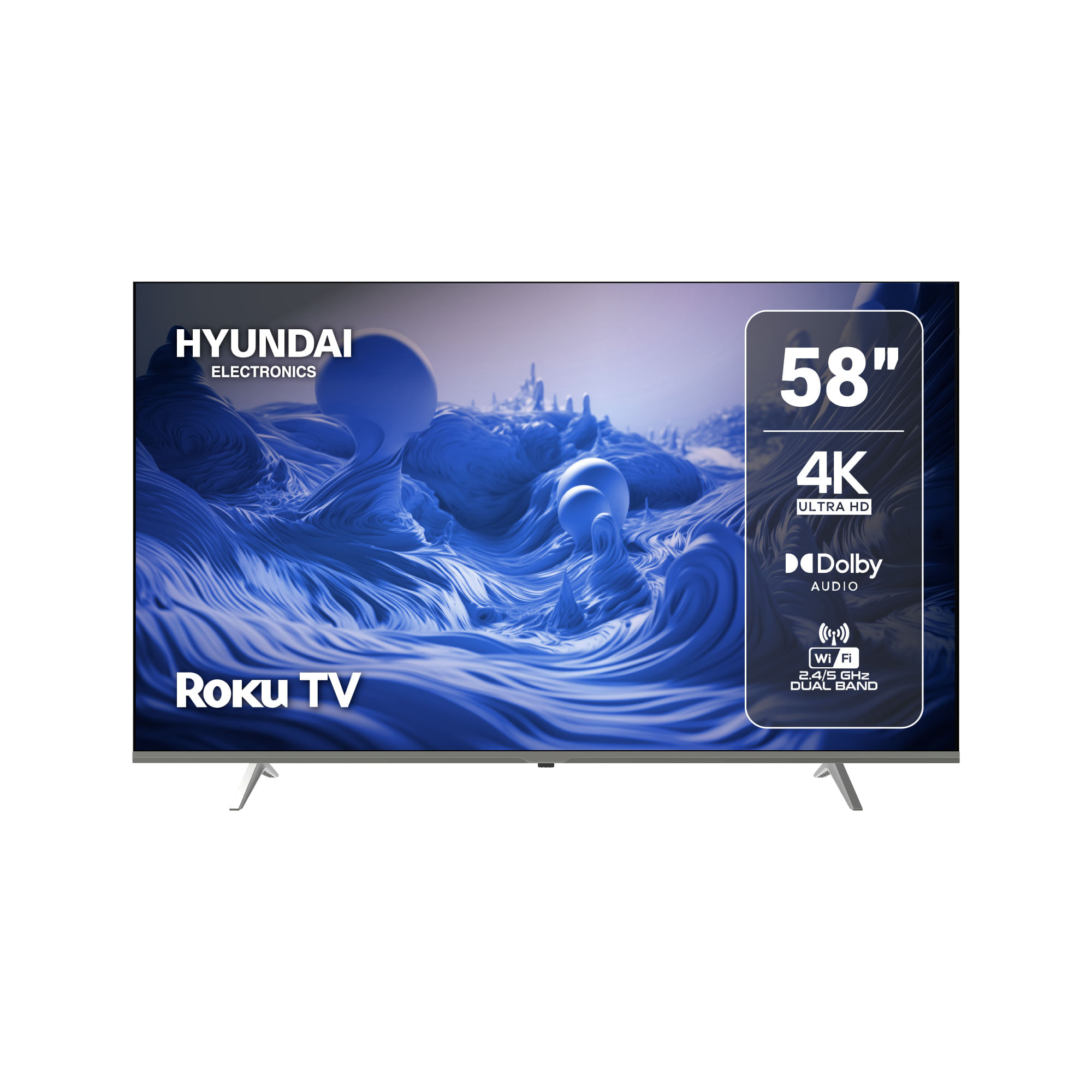 Televisor Hyundai 58" Pulgadas 147,3 cm HYLED5811R4KM 4K-UHD LED Smart TV Roku img #1