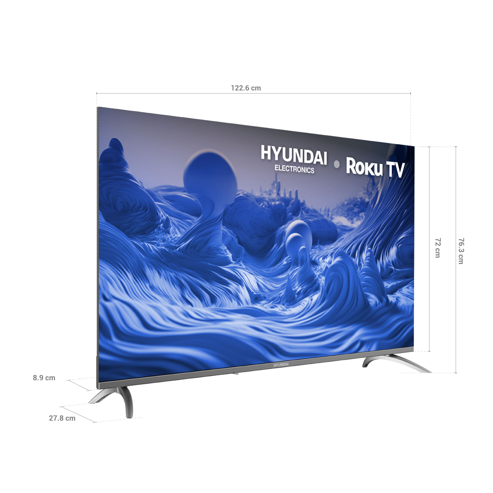 Televisor Hyundai 55" Pulgadas HYLED5527R4KM UHD LED Smart TV Roku img #4