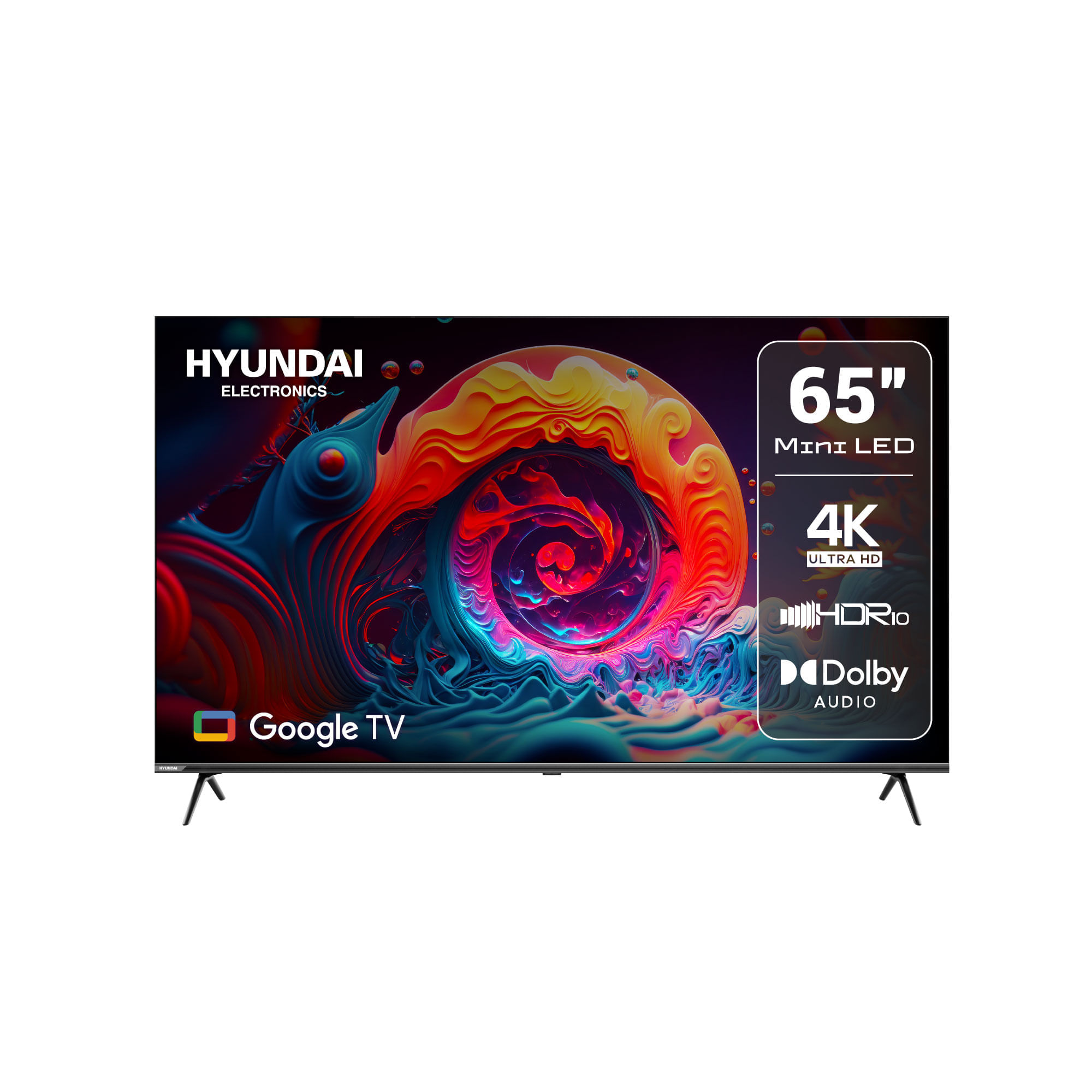 Televisor Hyundai 65" HYLED6514QMG 4K UHD MINI QLED Smart TV Google img #1