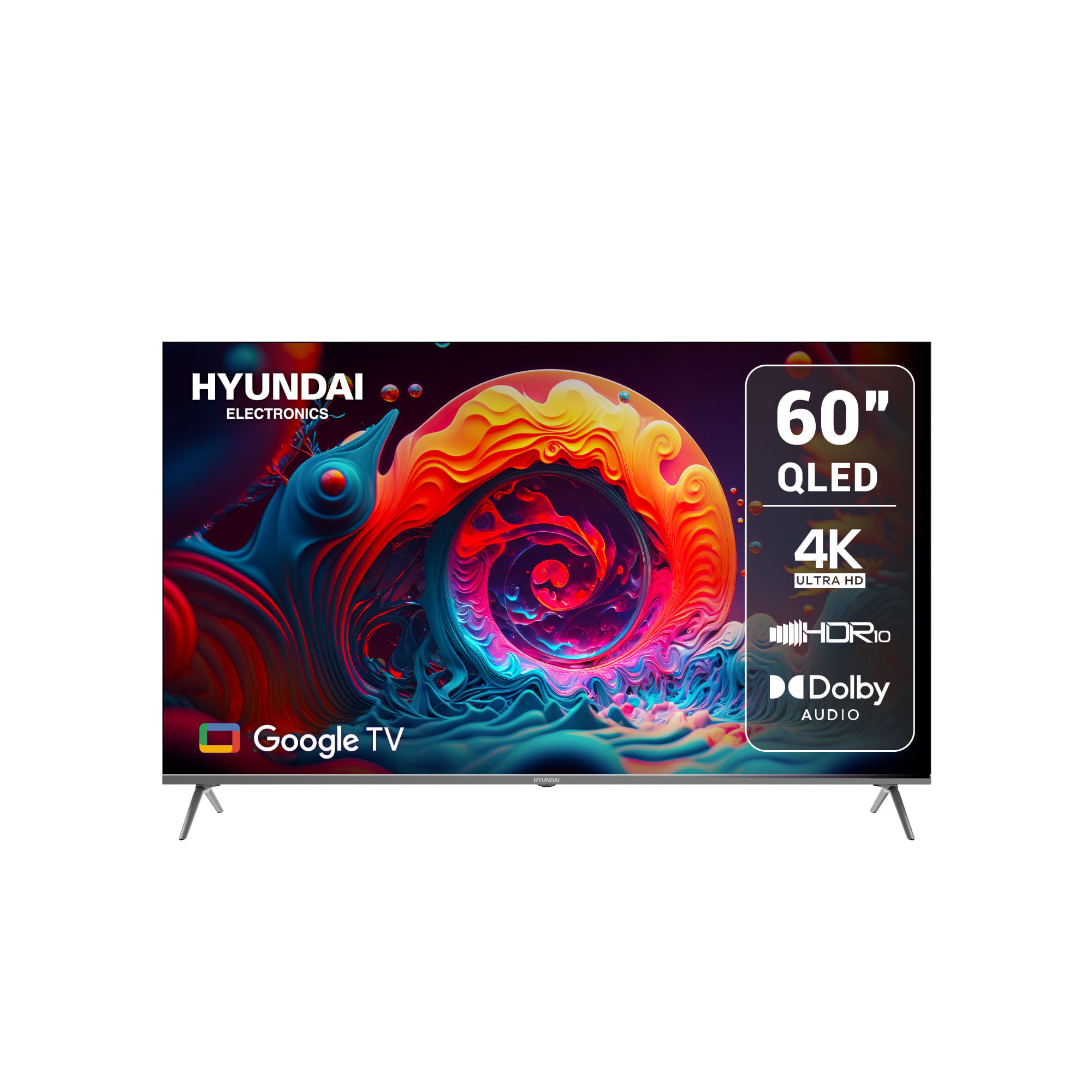 Televisor Hyundai 60" HYLED6005QG 4K UHD QLED Smart TV Google img #1