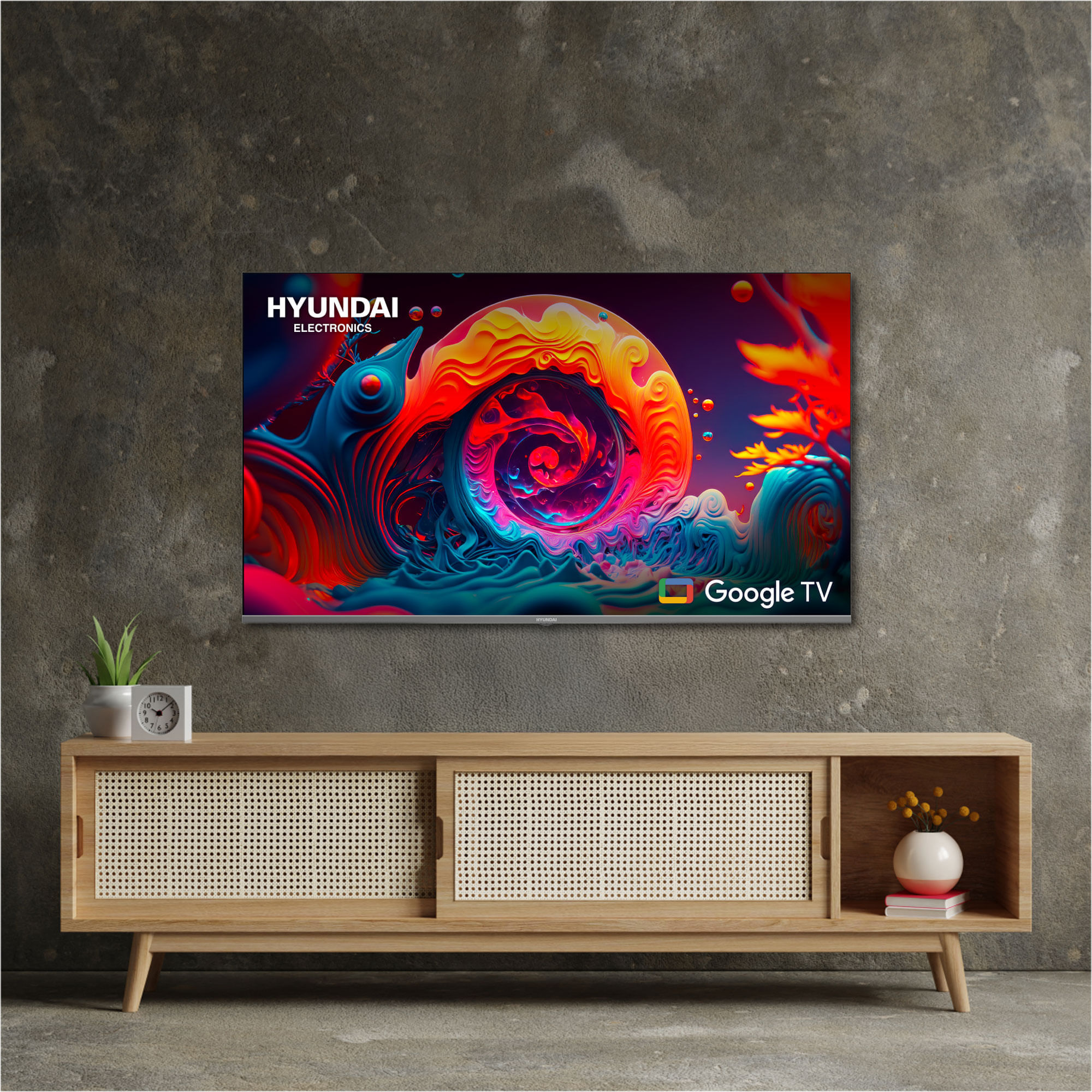 Televisor Hyundai 60" HYLED6005QG 4K UHD QLED Smart TV Google img #4