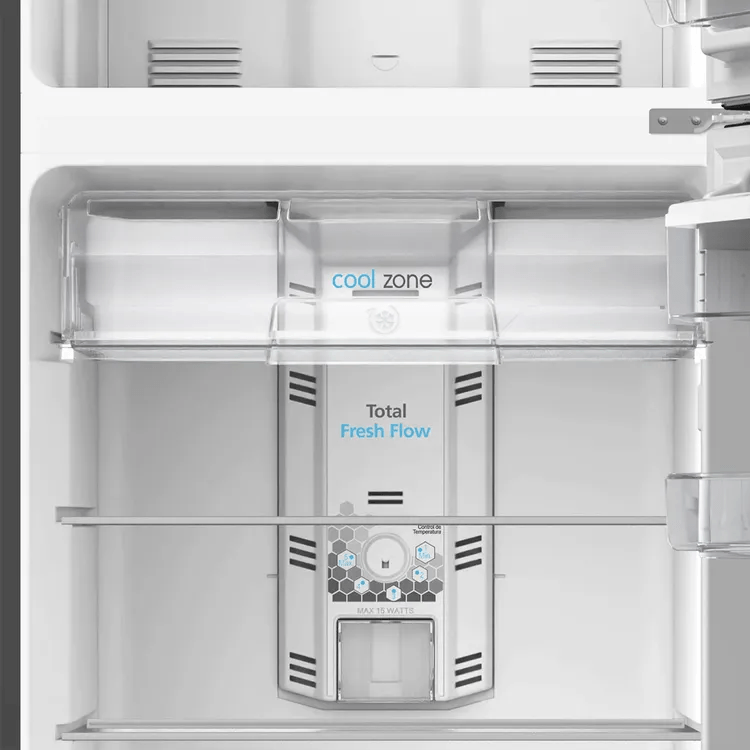 Nevera Mabe No Frost Congelador Superior 415 Litros RMP415YCU Inox img #7