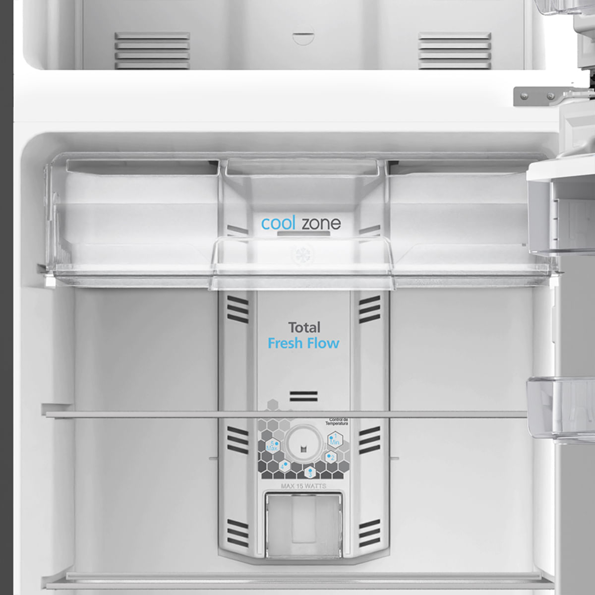Nevera Mabe No Frost Congelador Superior 470 Litros RMP470GCT Platinum img #7