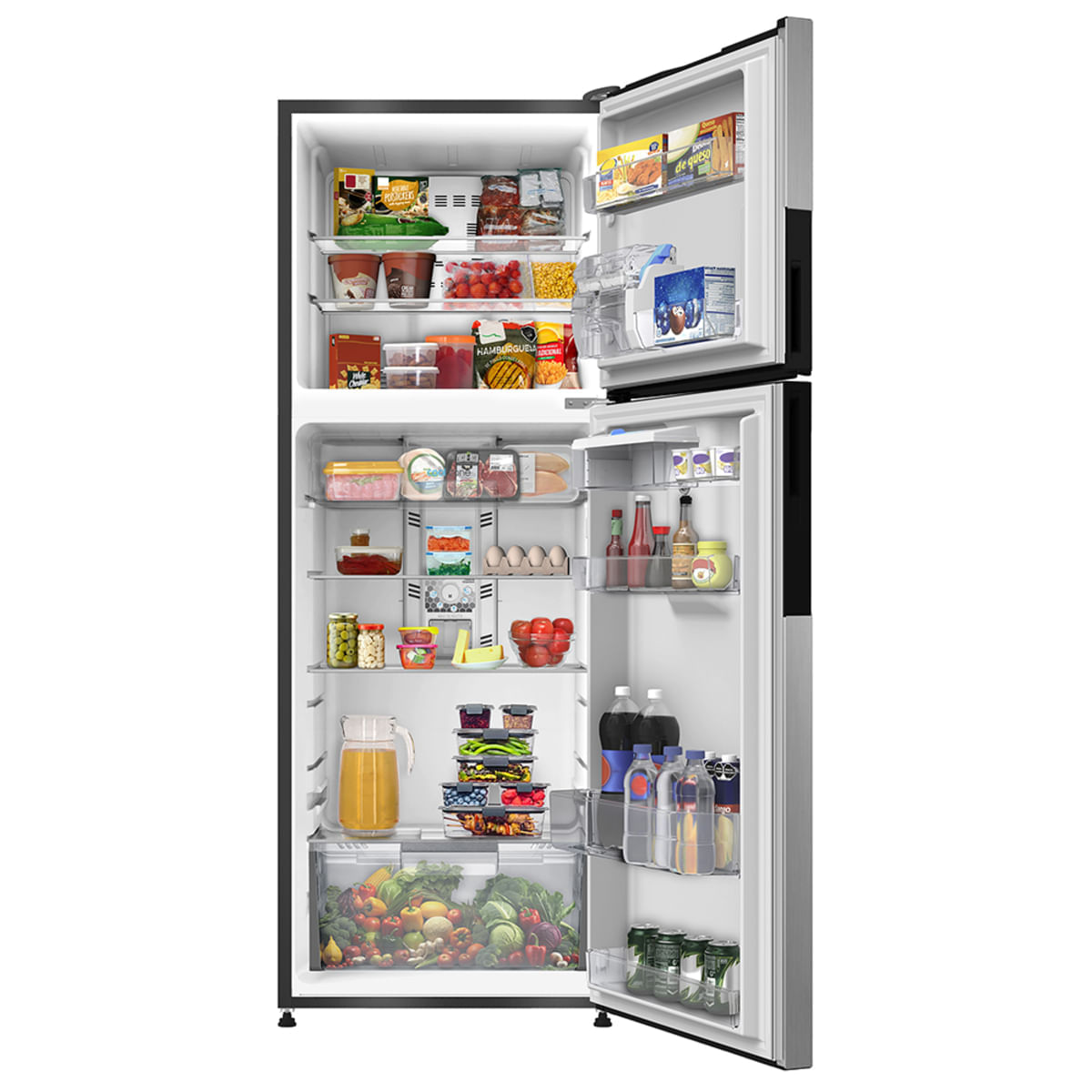 Nevera Mabe No Frost Congelador Superior 470 Litros RMP470GCT Platinum img #4