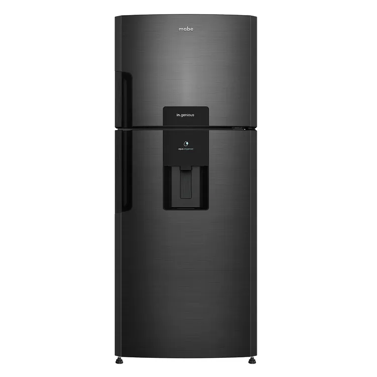 Nevera Mabe No Frost Congelador Superior 415 Litros RMP415YCC Black Steel img #1