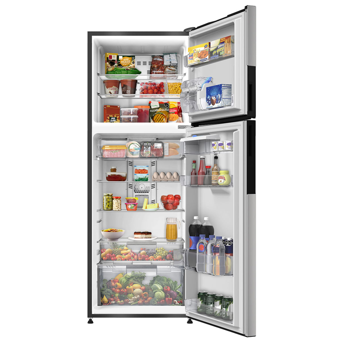 Nevera Mabe No Frost Congelador Superior 470 Litros RMP470ZCU Inox img #4