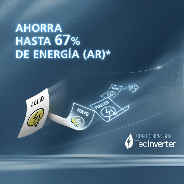 Nevera Mabe No Frost Congelador Superior 415 Litros RMP415ZCC Black Steel img #4