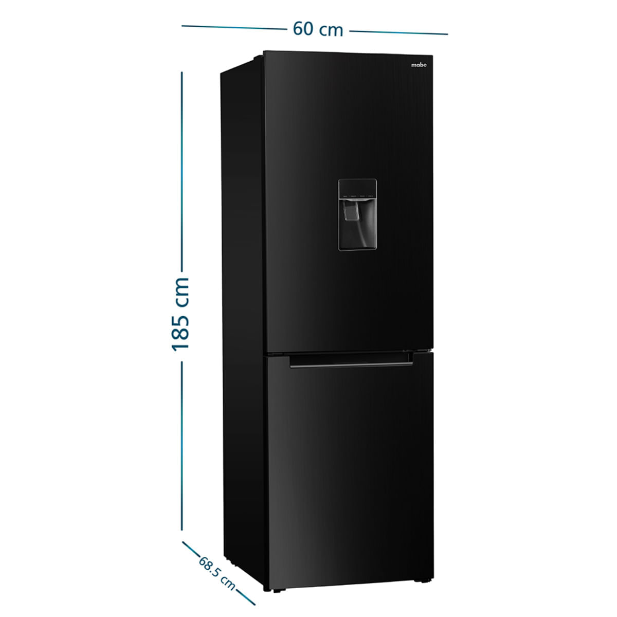 Nevera Mabe No Frost 360 Litros RMB432PXBQP0 Black Steel img #2
