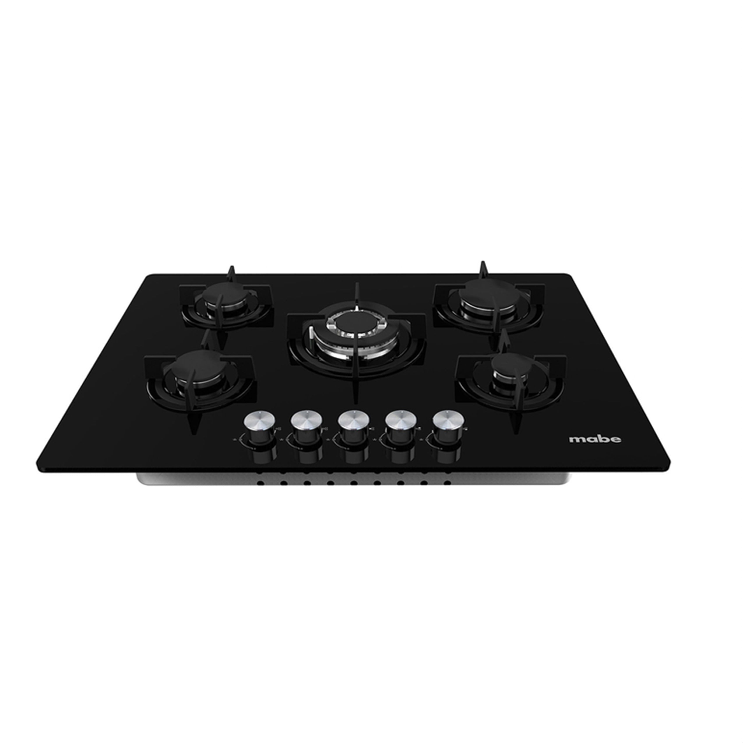 Cubierta Empotrable a Gas de 76 cm Vidrio Negro Mabe - PM7650GV0 img #3