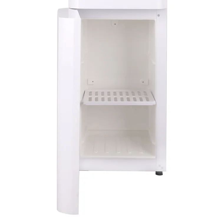 Dispensador de agua Mabe de piso para botellón con gabinete EMTLP3TBB Blanco img #4