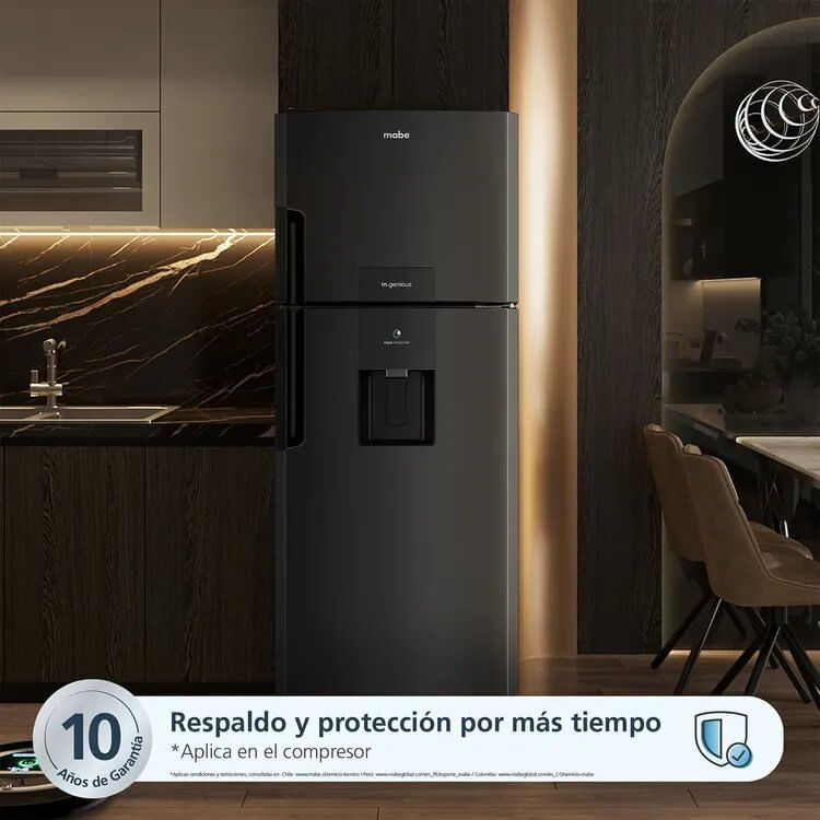 Nevera Mabe No Frost Congelador Superior 415 Litros RMP415GCG Grafito img #4