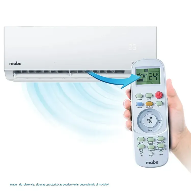 Aire Acondicionado Mabe 24000 BTU Tipo Split Inverter 220V MMI24CDBWCCC9 Blanco img #3