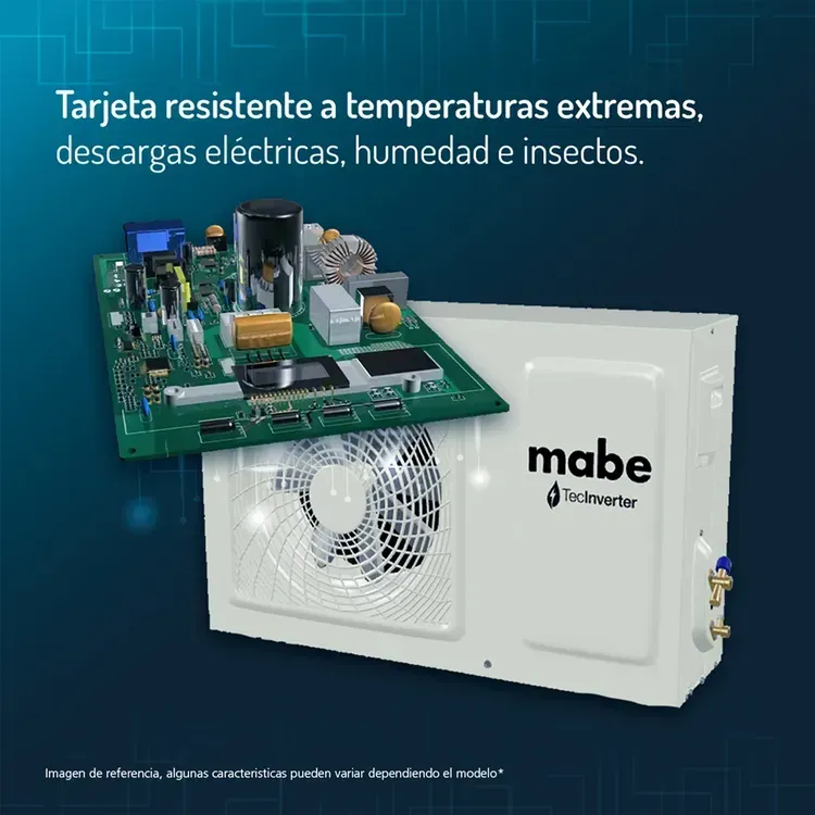 Aire Acondicionado Mabe 24000 BTU Tipo Split Inverter 220V MMI24CDBWCCC9 Blanco img #7