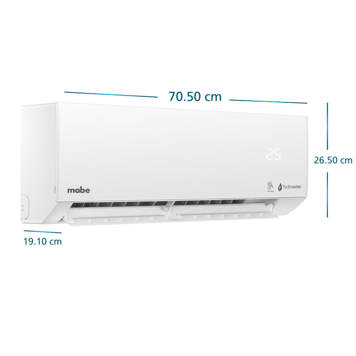 Aire Acondicionado Mabe 9000 BTU Inverter 220V MMI09CDBWCCC1 Blanco img #2