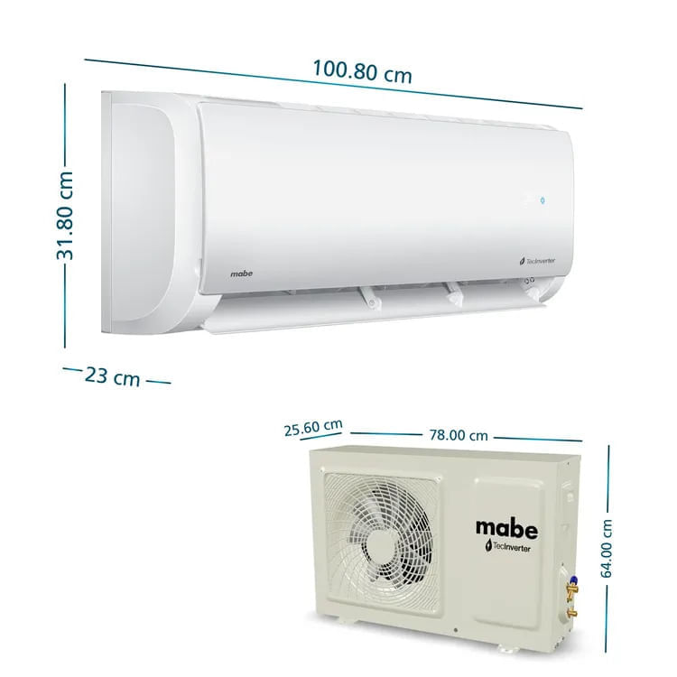 Aire Acondicionado Mabe 18000 Btu Tipo Split Inverter 220V MMI18CDBWCCC9 Blanco img #2