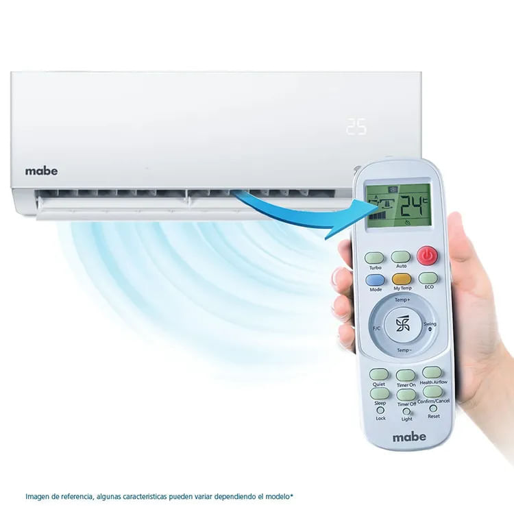 Aire Acondicionado Mabe 18000 Btu Tipo Split Inverter 220V MMI18CDBWCCC9 Blanco img #6