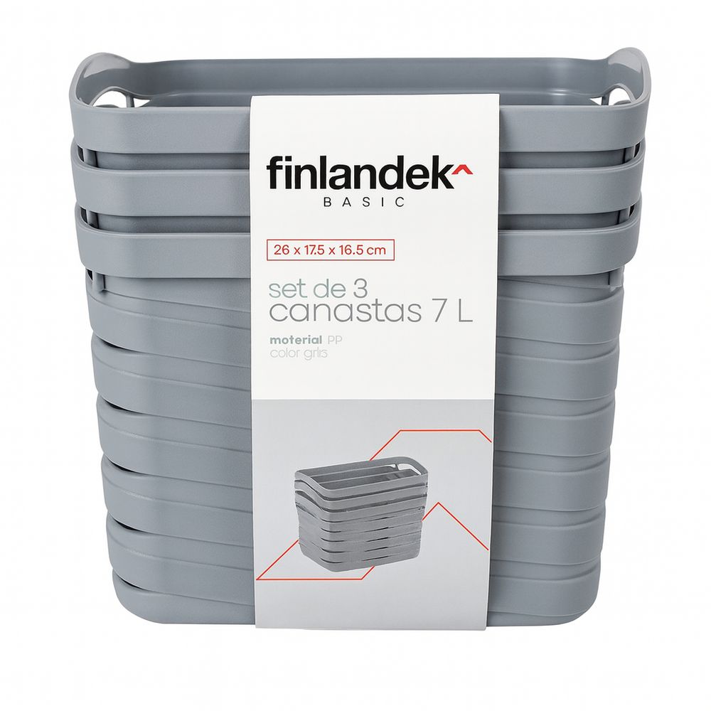 Canasta Cintas 7 Litros FINLANDEK TG51758S3 img #1