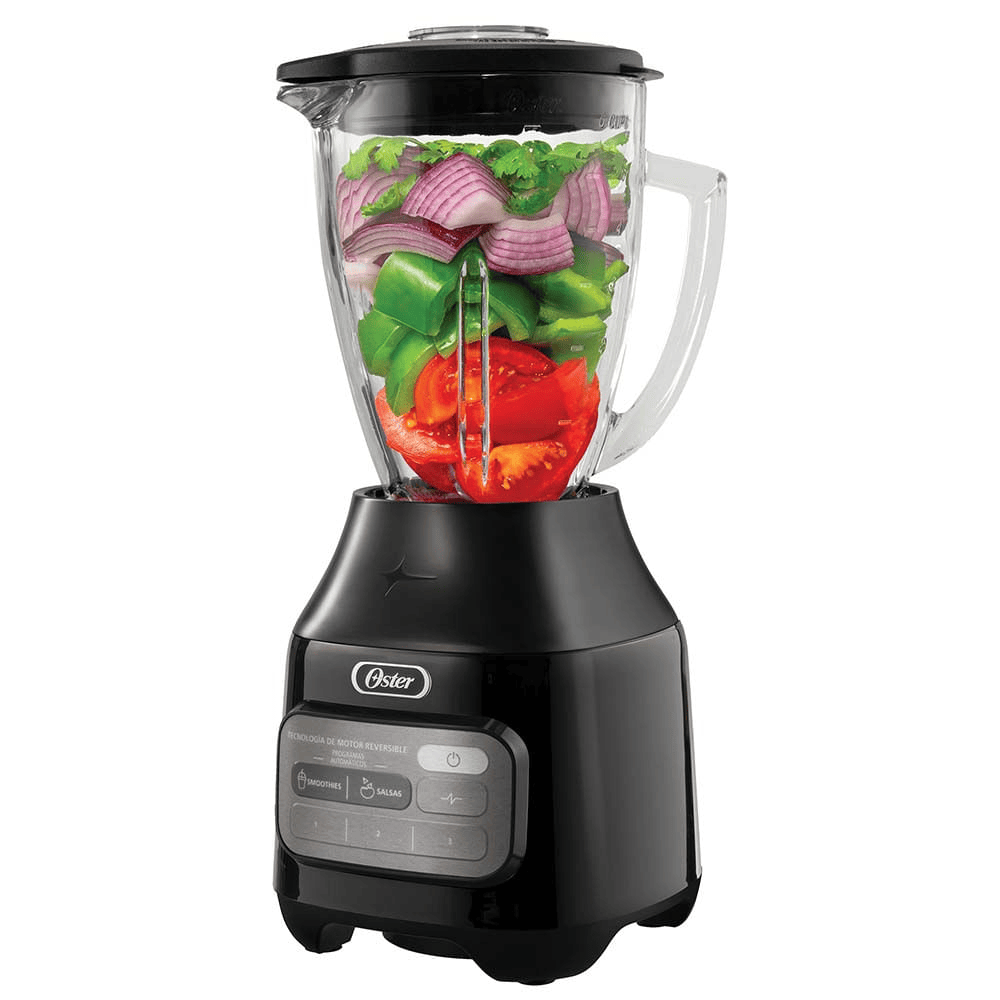 Licuadora Oster Tecnología Reversible Vaso de Vidrio BLSTPEGBRT Negro img #3