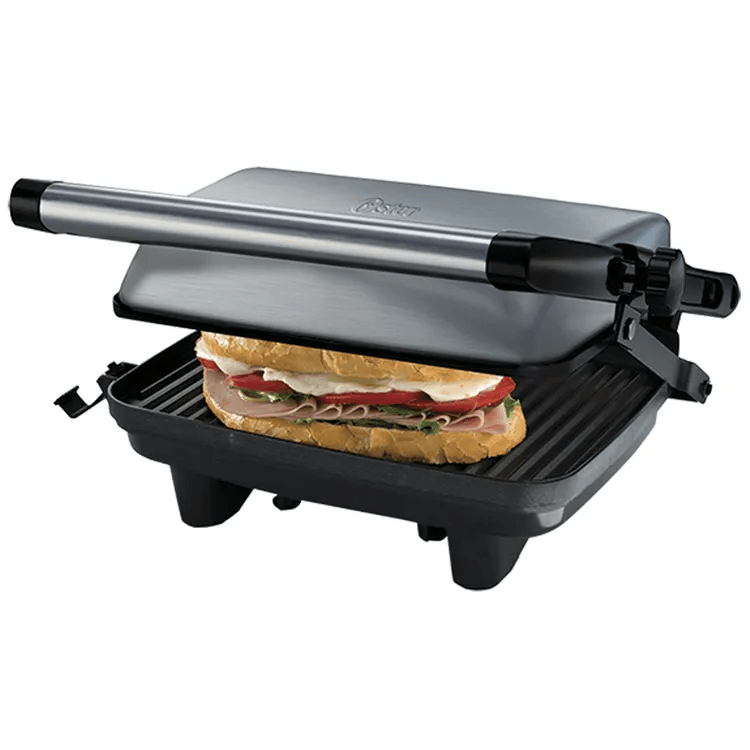 Sanduchera Grill Oster 2 Puestos CKSTPA2880 Plata img #1