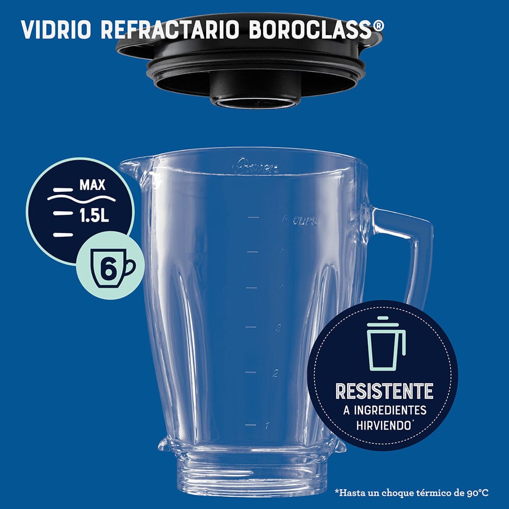 Licuadora Oster 3 Velocidades BLSTPYG1309B Negra img #8