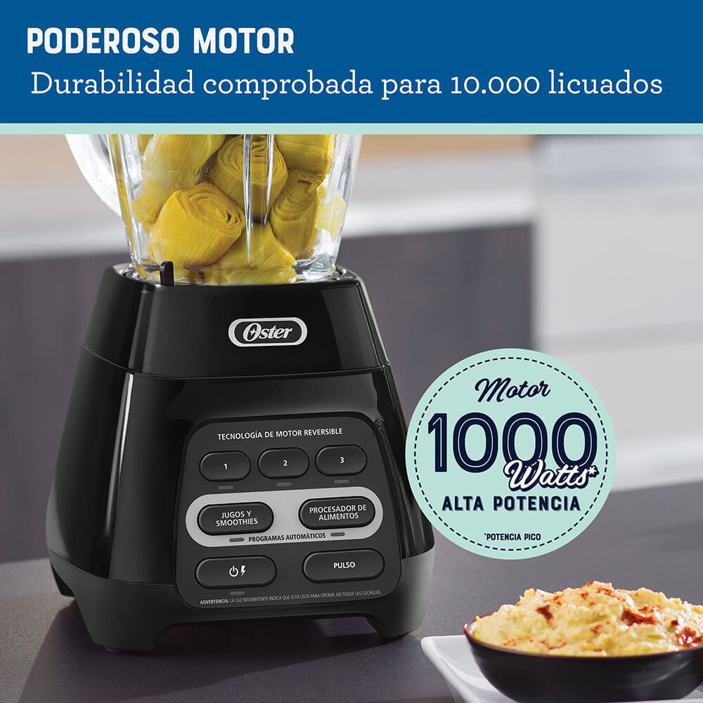 Licuadora Oster 3 Velocidades BLSTPYG1309B Negra img #7