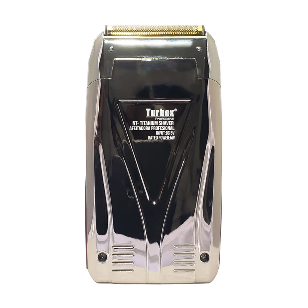 Afeitadora Inalámbrica Turbox Laminas Gold NT-TITANIUM SHAVER Metalizado img #4