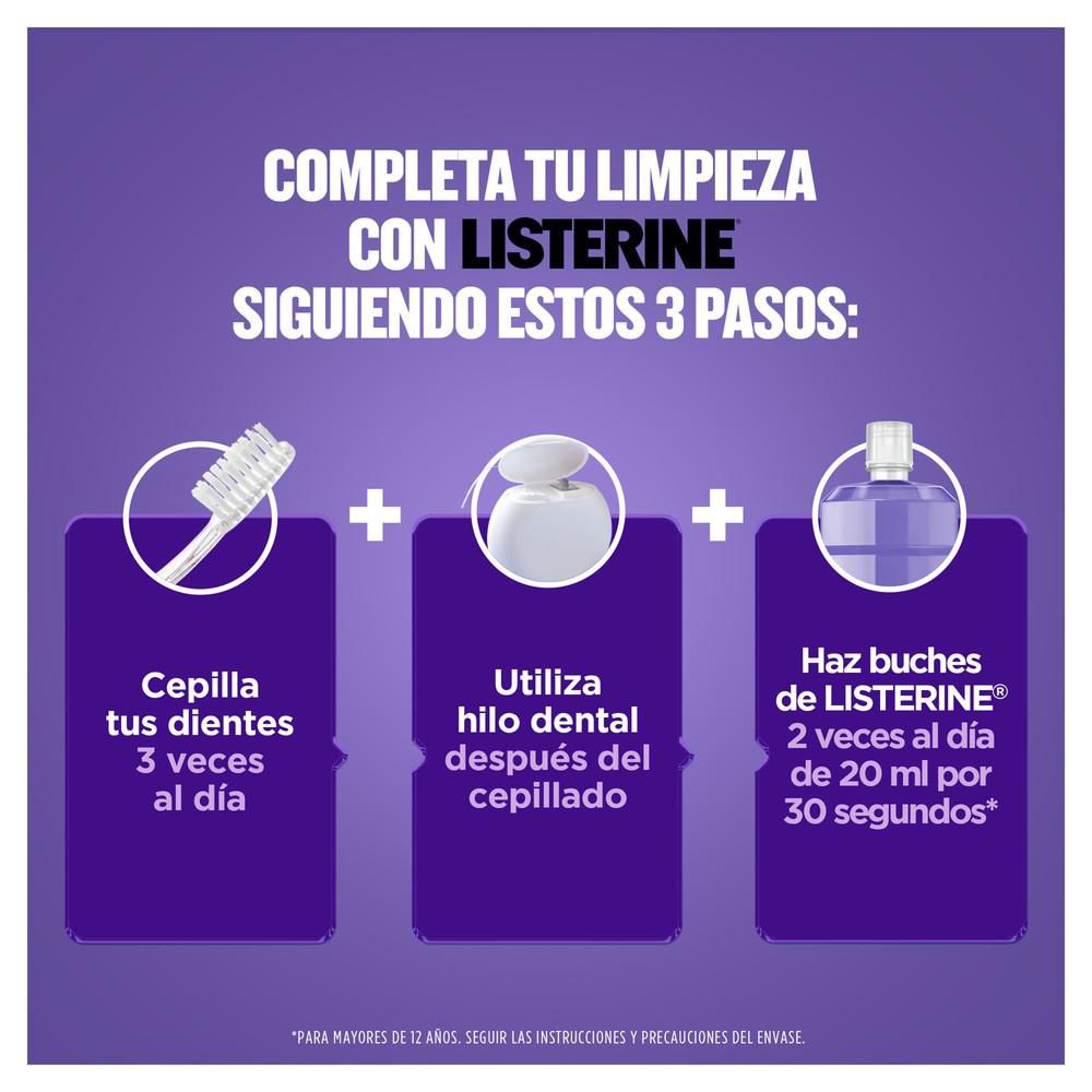 Enjuague bucal LISTERINE cuidado total (1000  ml) img #5