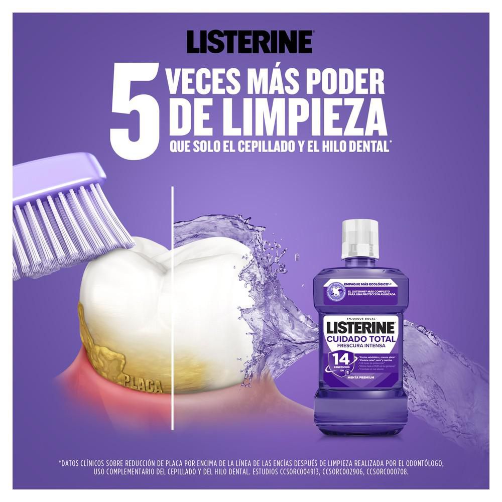 Enjuague bucal LISTERINE cuidado total (1000  ml) img #7