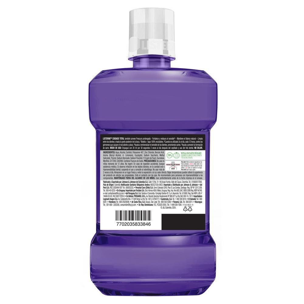 Enjuague bucal LISTERINE cuidado total (1000  ml) img #8