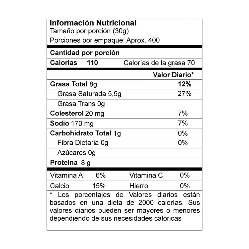 Queso PRESIDENT madrigal porcionado en tienda img #2