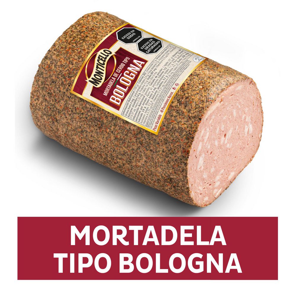 Mortadela MONTICELLO tipo bologna porcionado en tienda img #1