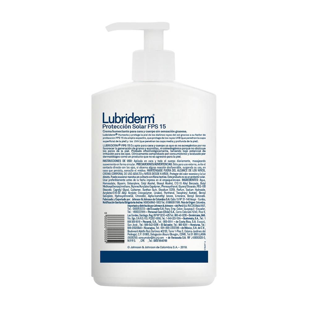 Crema corporal LUBRIDERM protección solar FPS 15 (946  gr) img #7