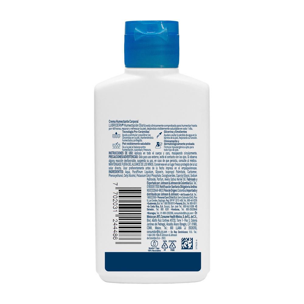 Crema corporal LUBRIDERM humectación diaria (120  ml) img #7