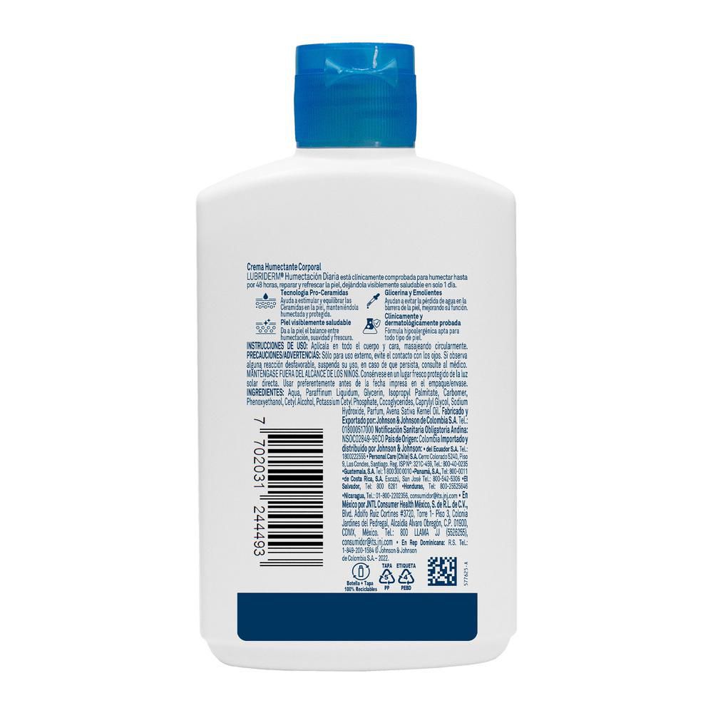 Crema corporal LUBRIDERM humectación diaria (200  ml) img #7
