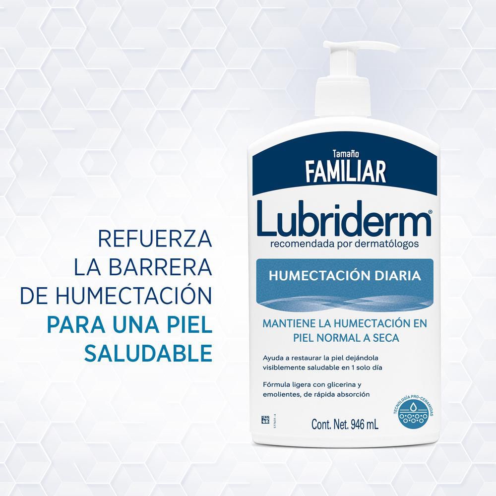 Crema corporal LUBRIDERM humectación diaria (946  ml) img #3