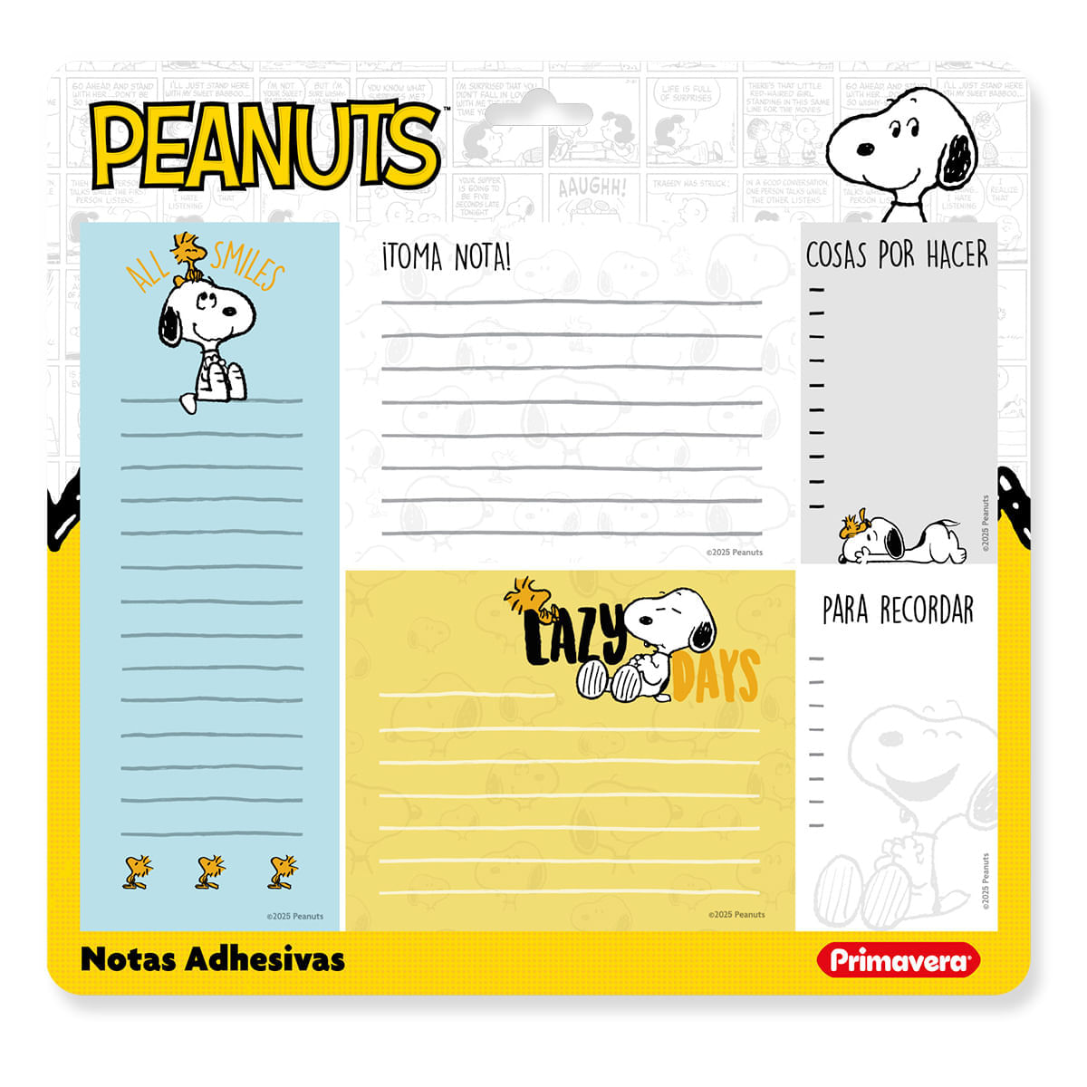 Set Notas Adhesivas Snoopy img #1
