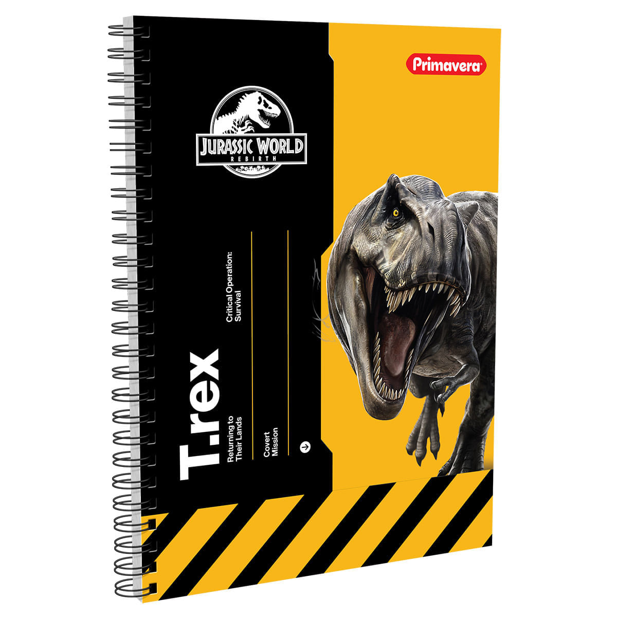 Cuaderno Argollado Pasta Dura Grande Jurassic World Rebirth T.Rex img #1